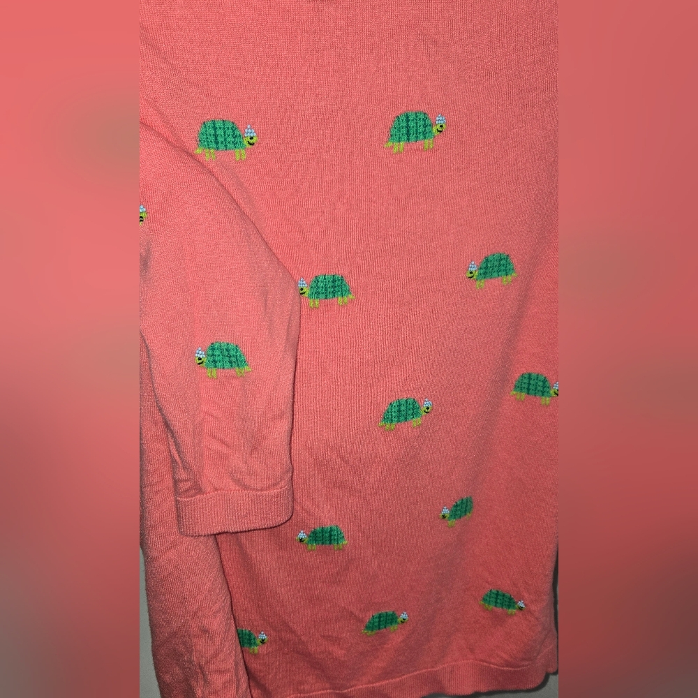 Talbots Turtle Novelty Sweater - Picture 4 of 7